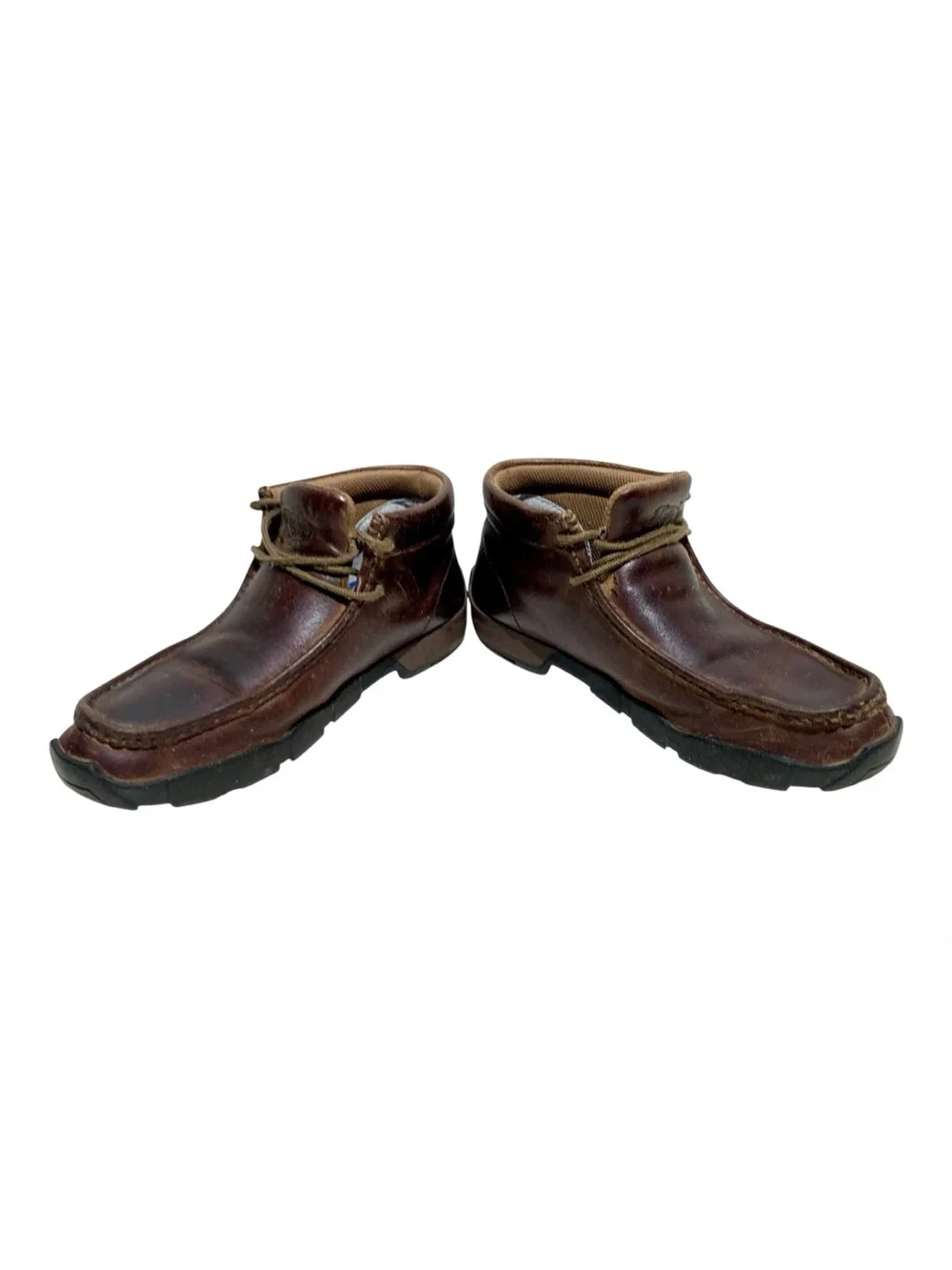 Men's Justin Boots #232 Cappie 4” Casual Work Leather Chukka Boots Sz 9.5